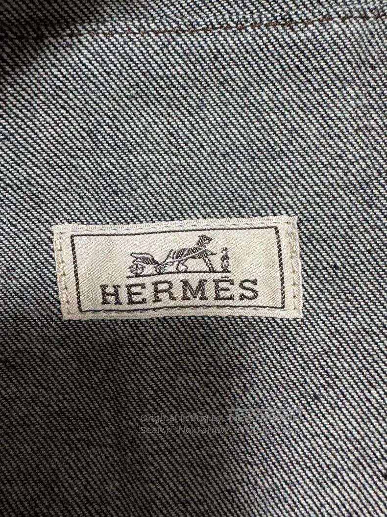 Hermes Hermes Embroidered Denim Jacket, Flying Horse Embroidery, Size US S / EU 44-46 / 1 - 7 Thumbnail