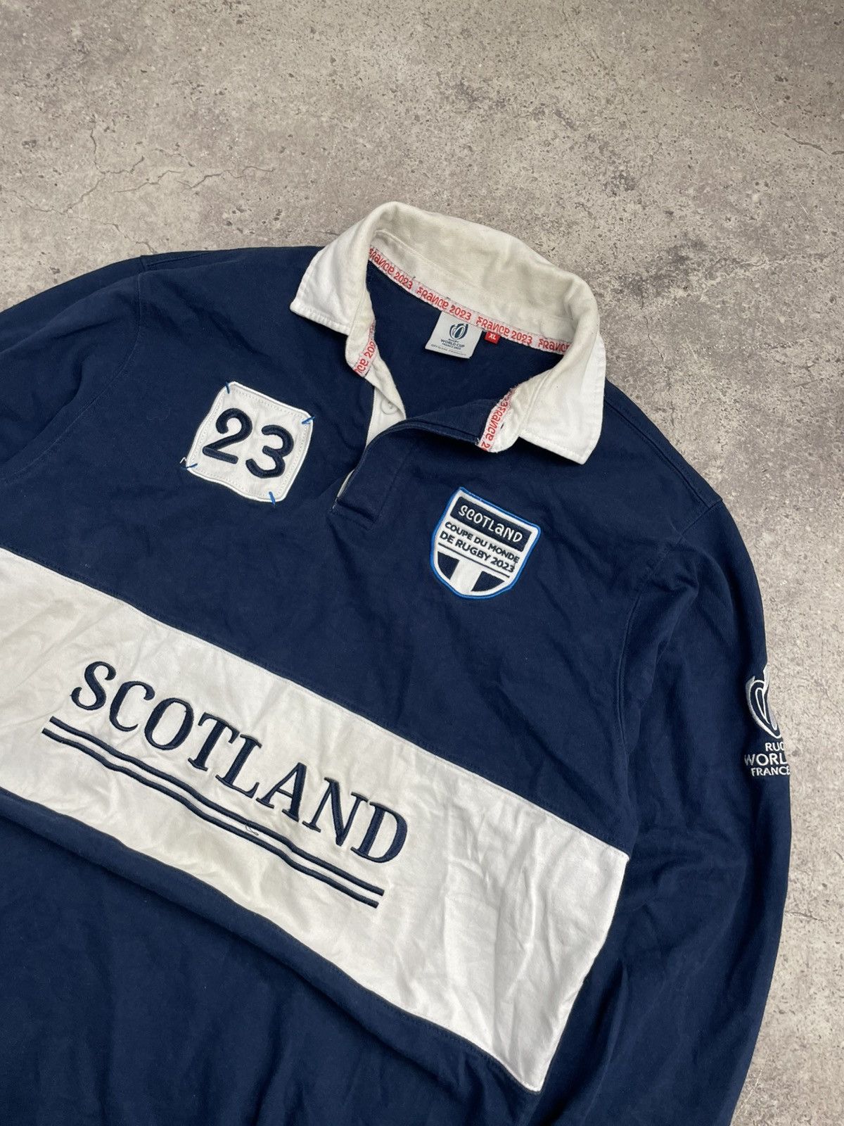 Rugby Ralph Lauren × Vintage Scotland Rugby Worldcup rugby jersey long-sleeve mens Size US XL / EU 56 / 4 - 3 Thumbnail