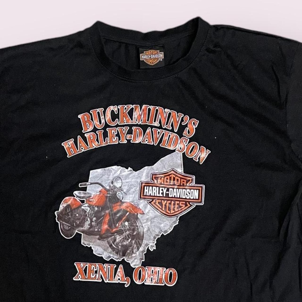 Harley Davidson Harley Davidson Ohio black and orange screen printed vintage Size US M / EU 48-50 / 2 - 1 Thumbnail
