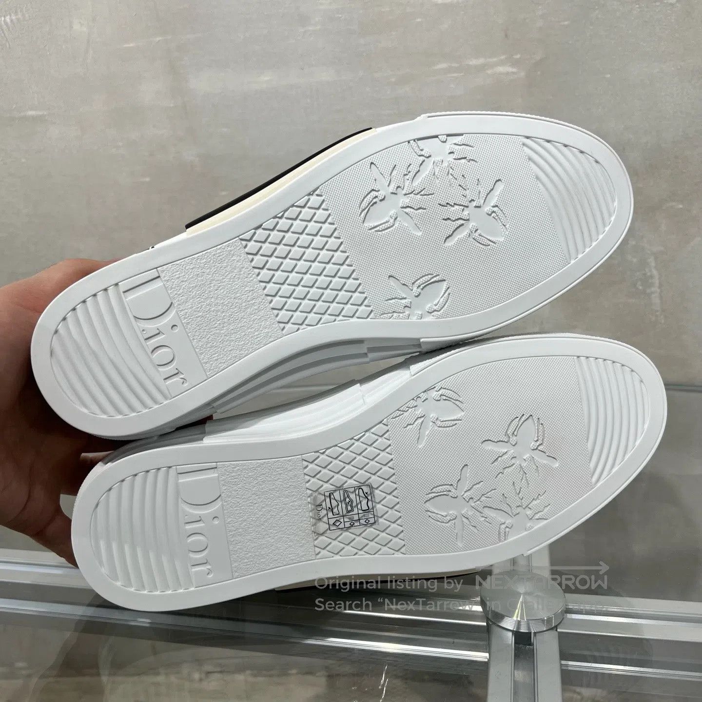 Dior Dior size41.5 B23 Graffiti High-top White Canvas Shoes Size US 8.5 / EU 41-42 - 7 Thumbnail