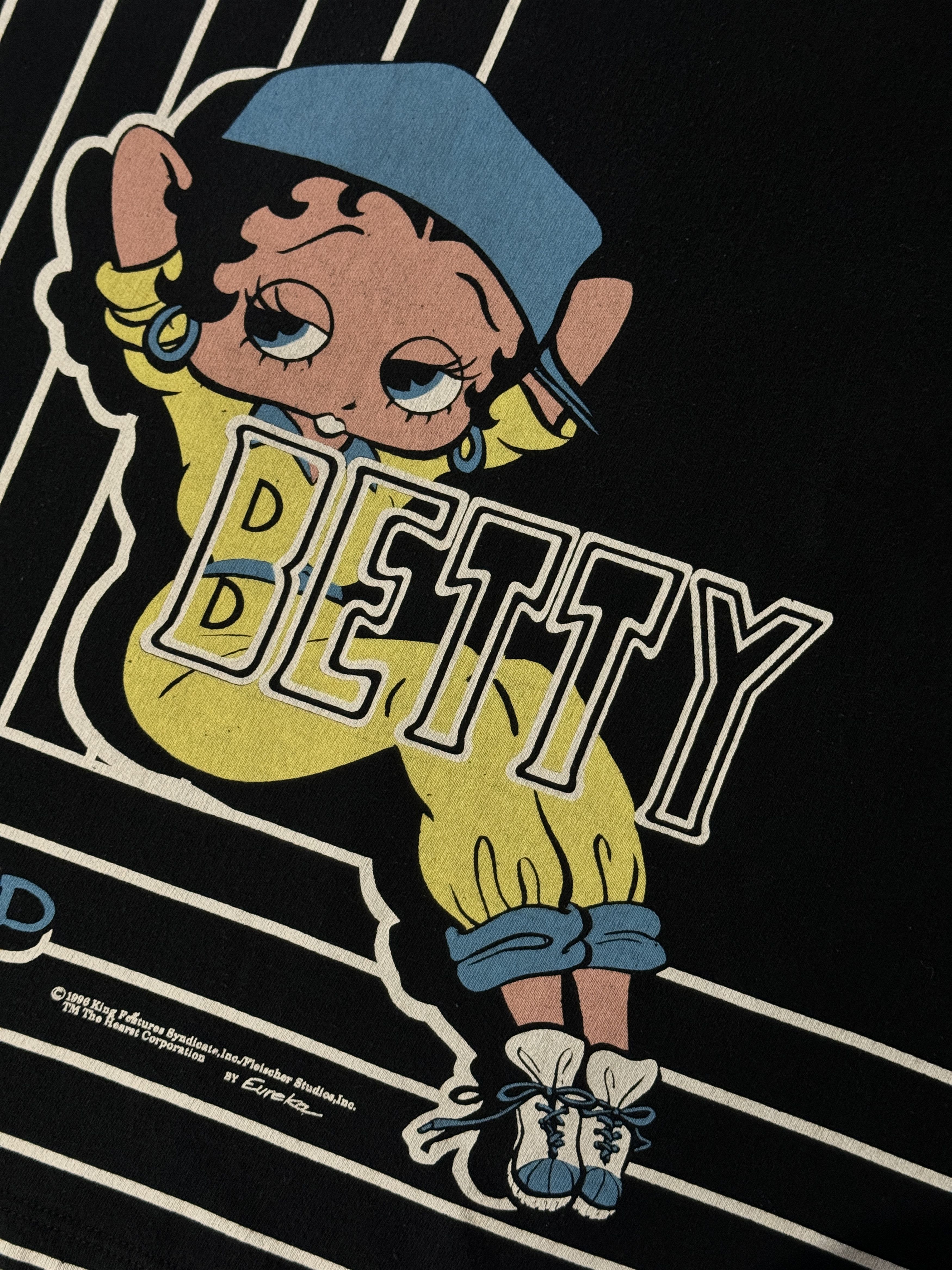Vintage vintage 1996 Betty Boop striped longsleeve rare Size M / US 6-8 / IT 42-44 - 2 Thumbnail