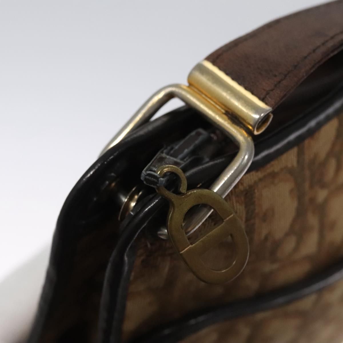 Dior DIOR Trotter Canvas Shoulder Bag Brown Size ONE SIZE - 15 Thumbnail