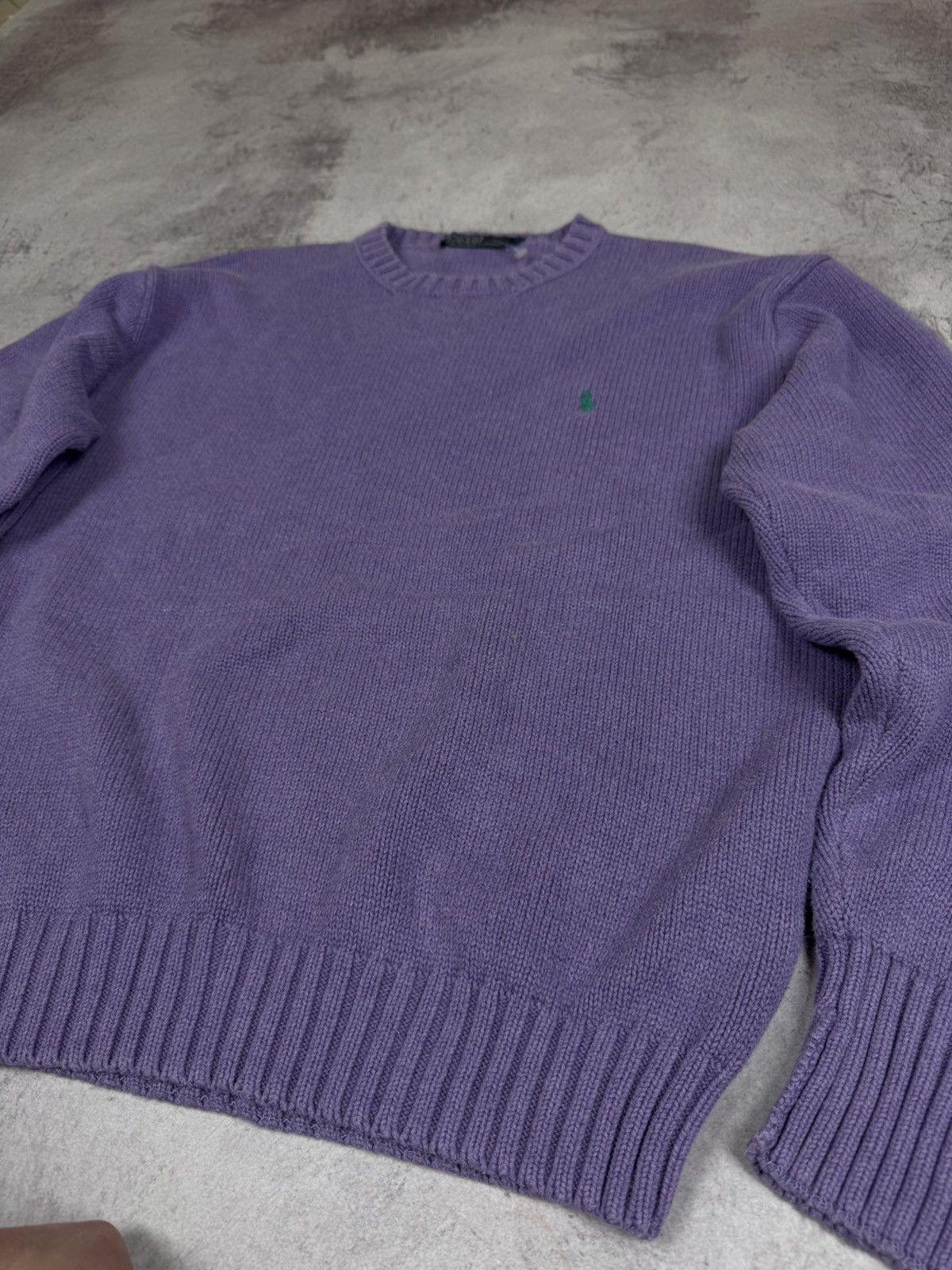 Polo Ralph Lauren Vintage Wool Purple Polo Ralph Lauren Sweatshirt Size US L / EU 52-54 / 3 - 4 Thumbnail