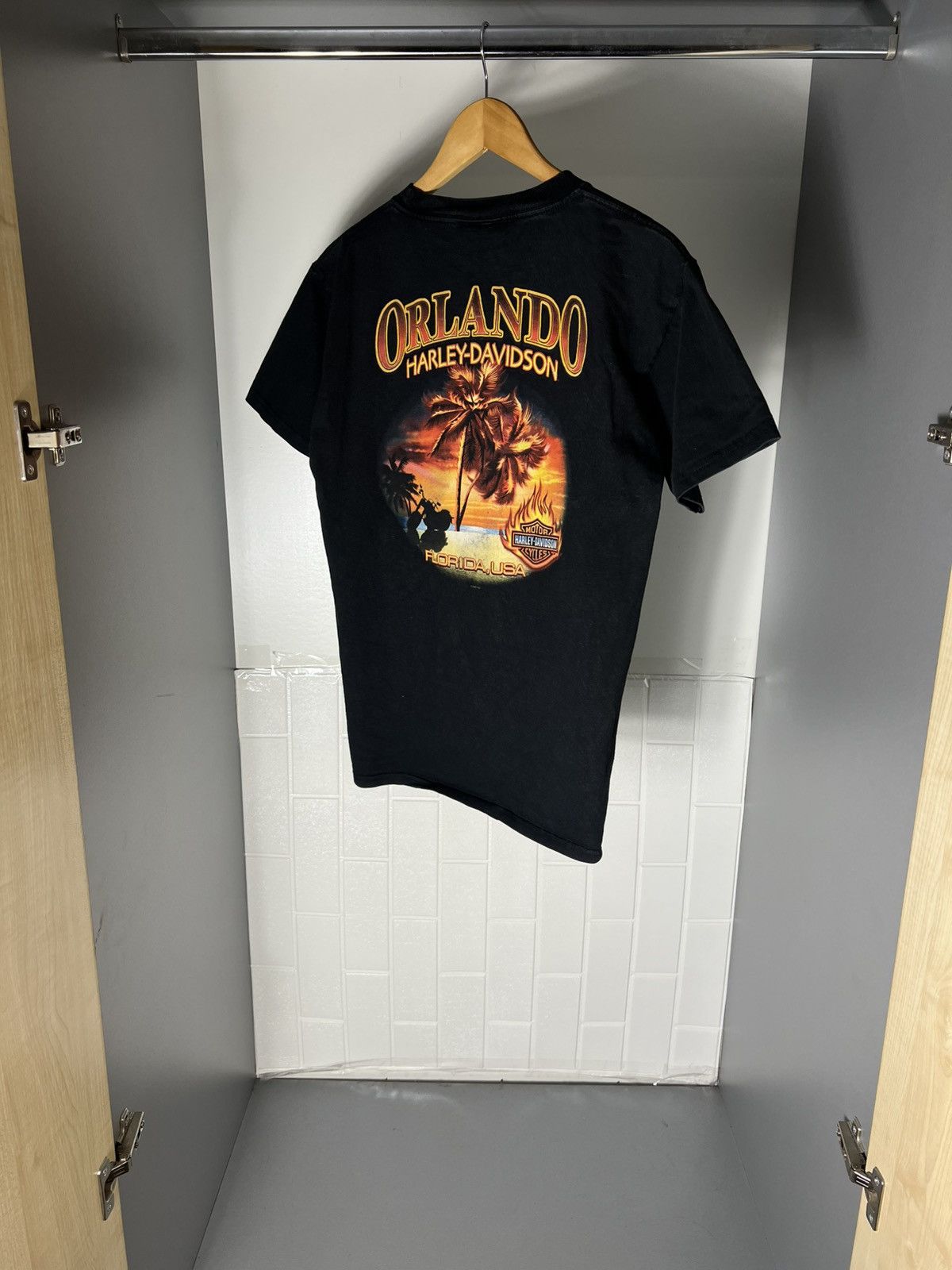 Harley Davidson VINTAGE HARLEY DAVIDSON ORLANDO MOTORCYCLE FLORIDA USA 90s Size US M / EU 48-50 / 2 - 15 Thumbnail