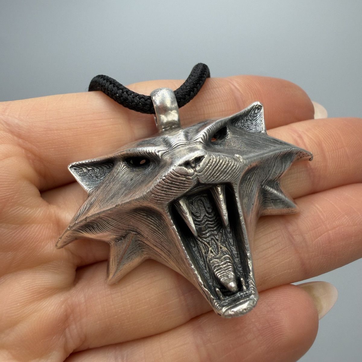 Sterling Silver Vintage 925 Sterling Silver Fantasy Cat Pendant Necklace 34g Size ONE SIZE - 7 Thumbnail