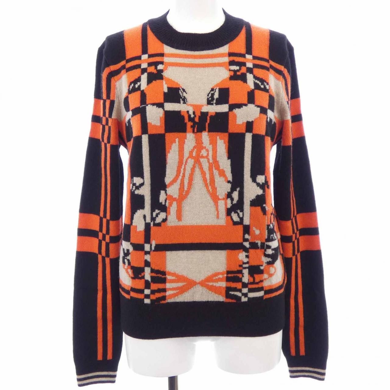 Hermes Hermes Hermes BRIDES DE GALA TARTAN cashmere knitwear Textile Tops DUTY FREE for USA Size ONE SIZE - 1 Thumbnail