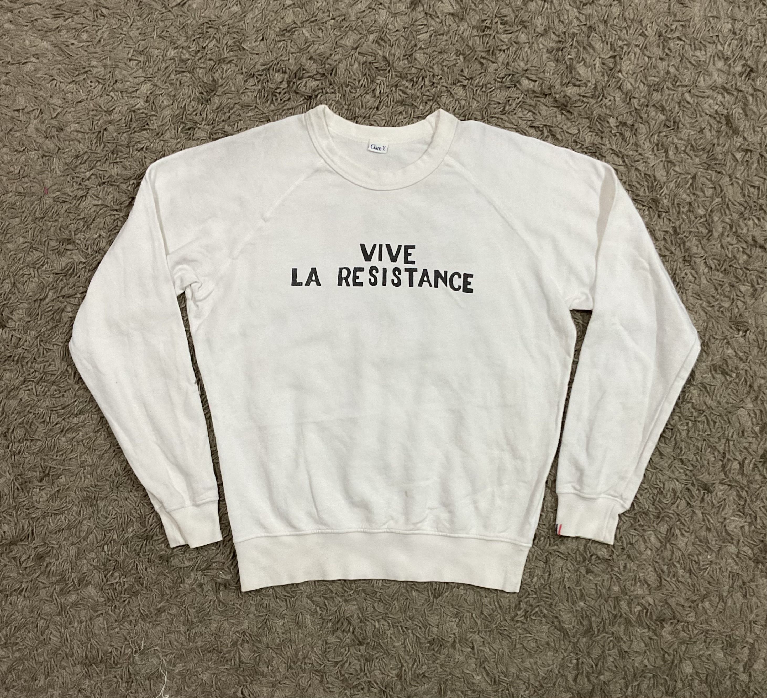 Clare V. Clare V. Vive La Resistance sweatshirt Size S / US 4 / IT 40 - 1 Thumbnail