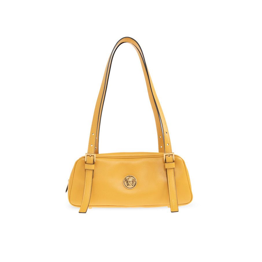 Versace VERSACE Medusa Head Orange Leather Shoulder Bag New & Authen Size ONE SIZE - 1 Thumbnail