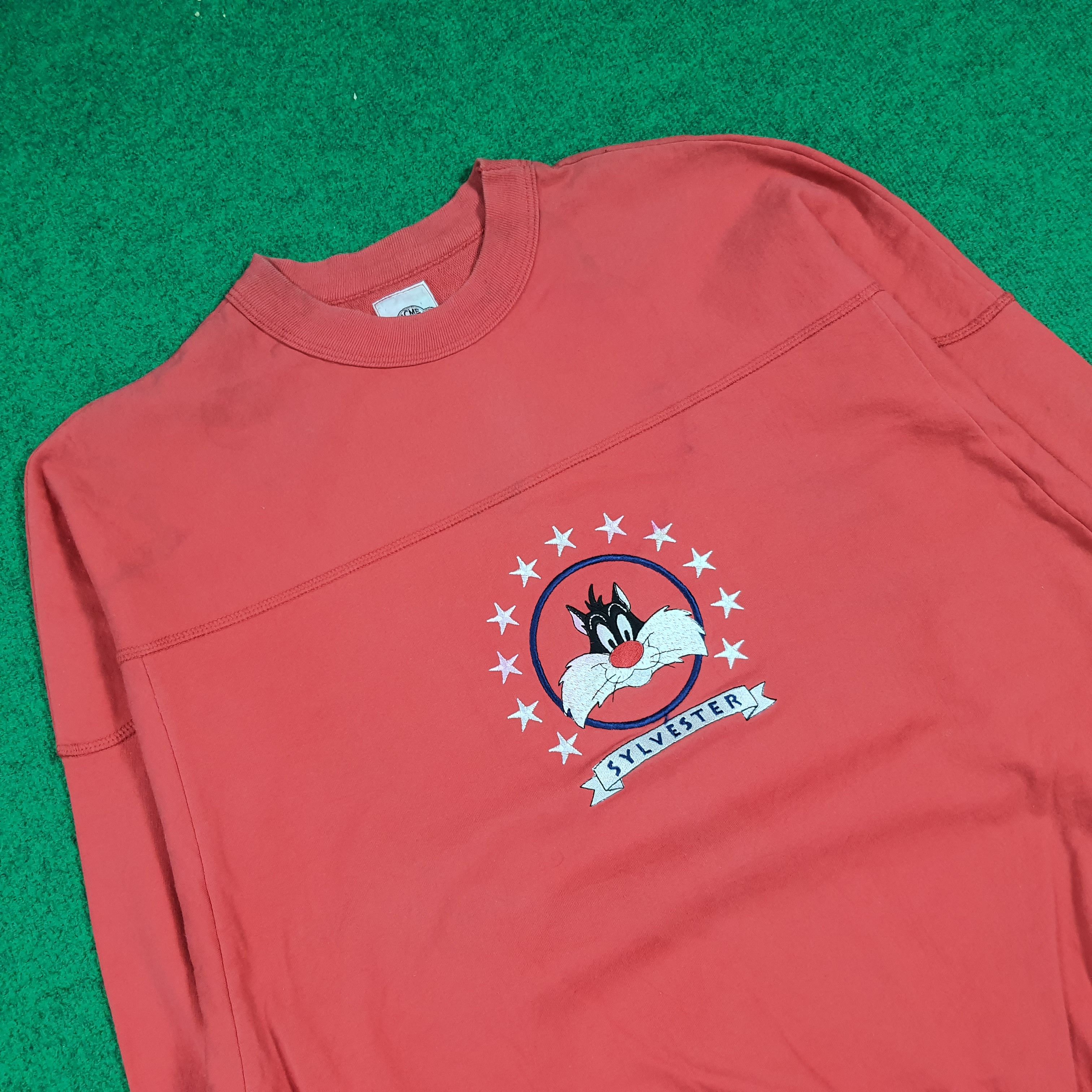 Acme Clothing Vintage Sylverster The Cat Looney Tunes Sweatshirt C286N21 Size US L / EU 52-54 / 3 - 2 Thumbnail