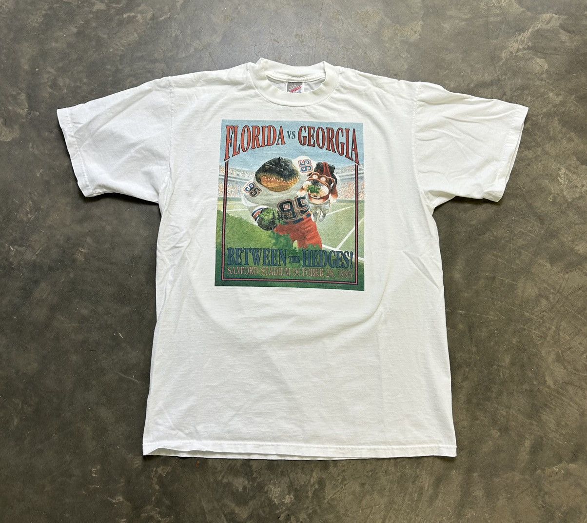 Florida vs Georgia Between the hedges vintage gators shirt
