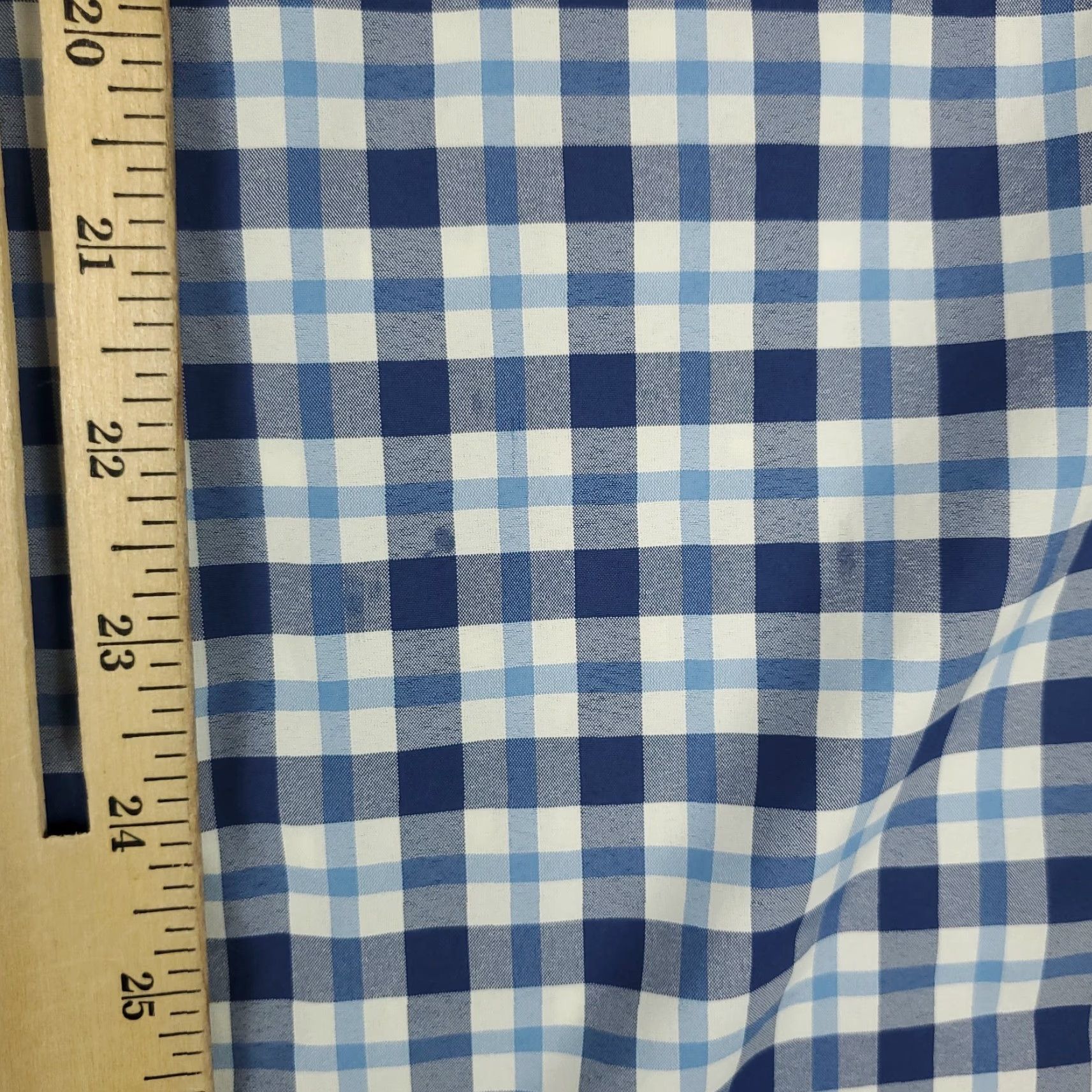 Vineyard Vines Vineyard Vines Shirt Mens Small Blue Plaid Nylon Button Long Sleeve Size US S / EU 44-46 / 1 - 5 Thumbnail