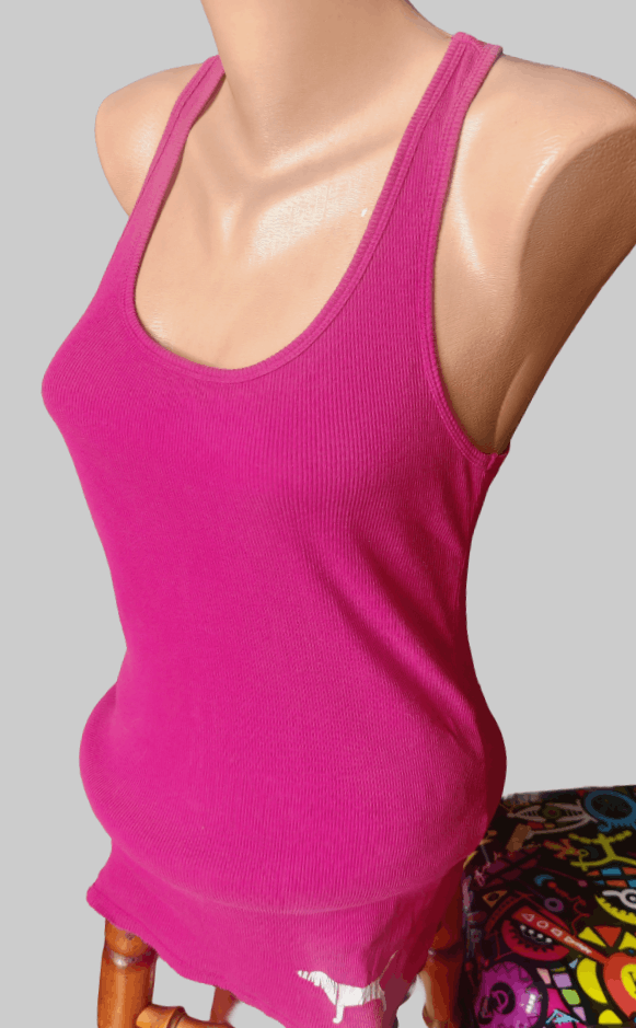 Victoria's Secret Y2K Victoria's Secret Racerback Tank Pink Top Size M / US 6-8 / IT 42-44 - 3 Thumbnail