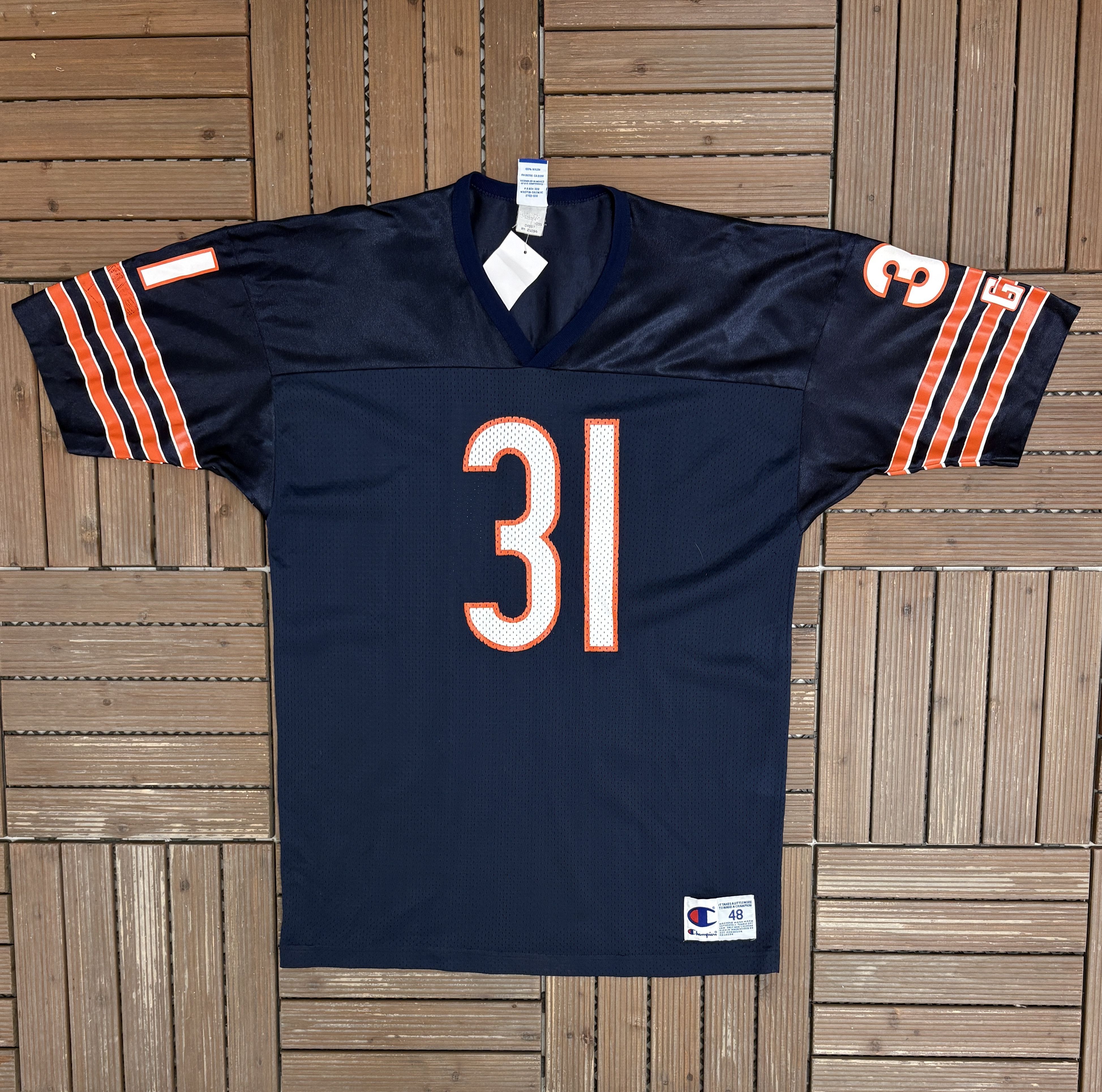 Champion × Vintage Chicago Bears Rashaan Salaam Vintage Blue Football Jersey Size US XL / EU 56 / 4 - 1 Thumbnail