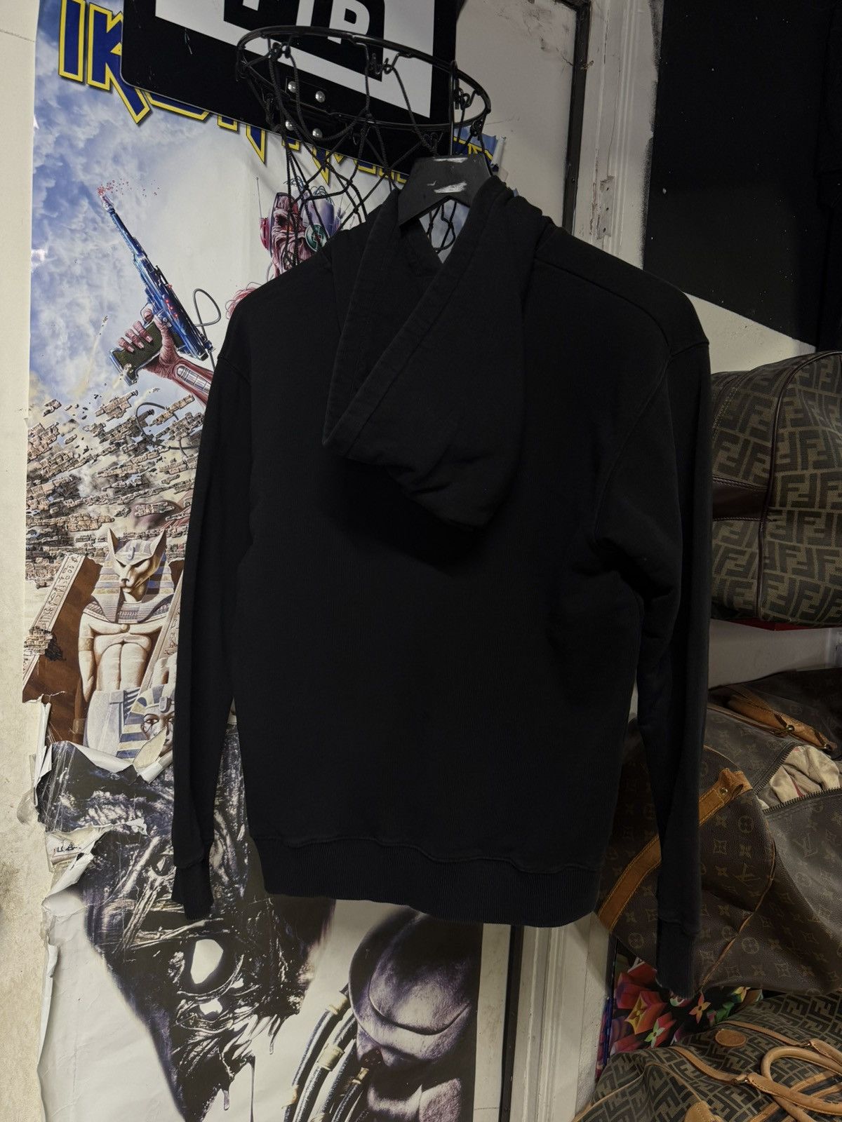 Off-White Off-White Black Hoodie Virgil Abloh Sweats Fits Small Size US S / EU 44-46 / 1 - 8 Thumbnail
