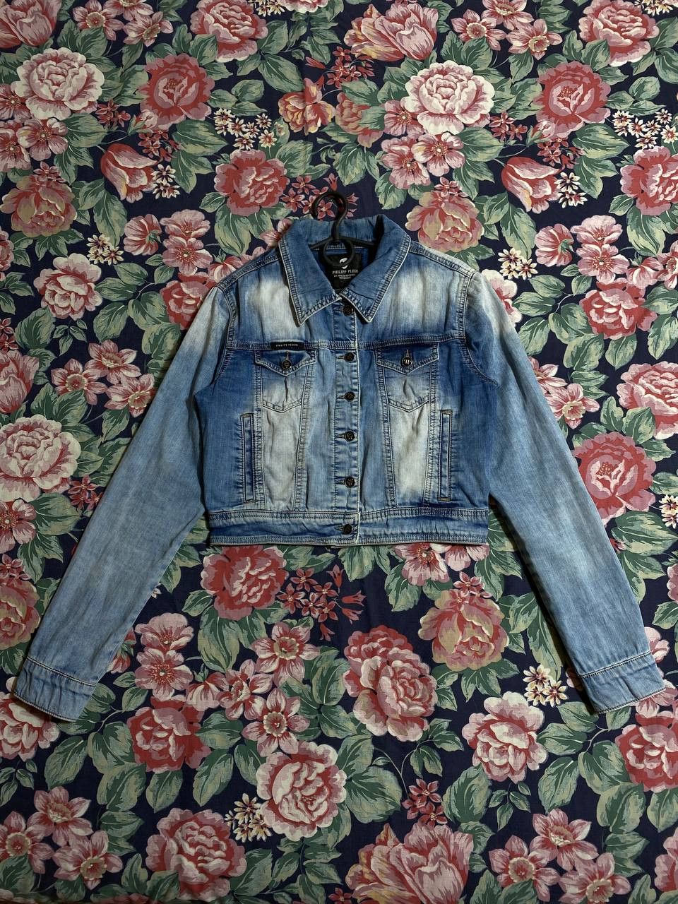 Philipp Plein × Vintage 🔥RARE🔥 PHILIPP PLEIN VINTAGE BASIC DENIM JACKET Size US M / EU 48-50 / 2 - 20 Thumbnail