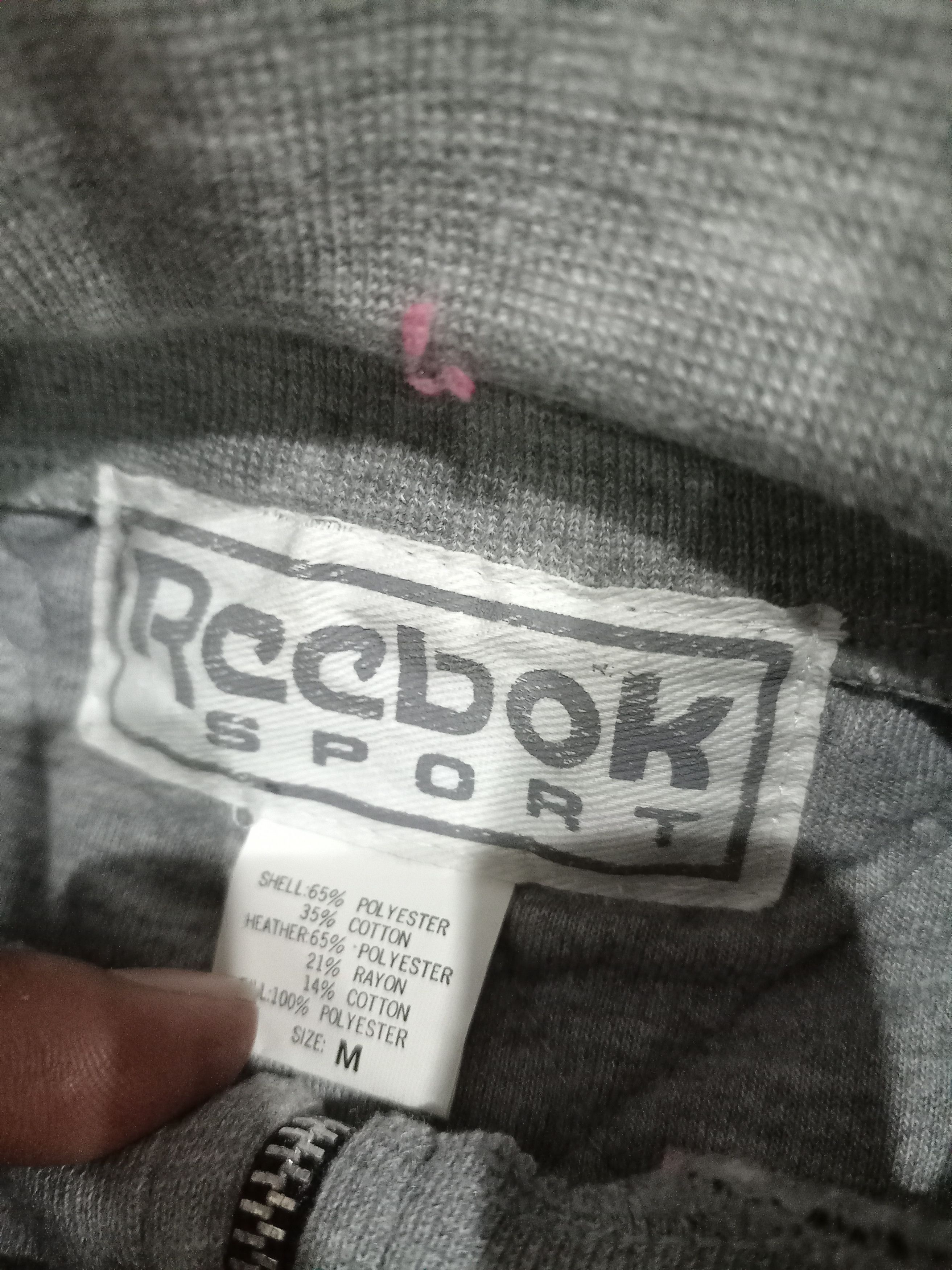Reebok × Vintage Vintage Sweatshirt Reebok Multicolours big logo Size US L / EU 52-54 / 3 - 3 Thumbnail