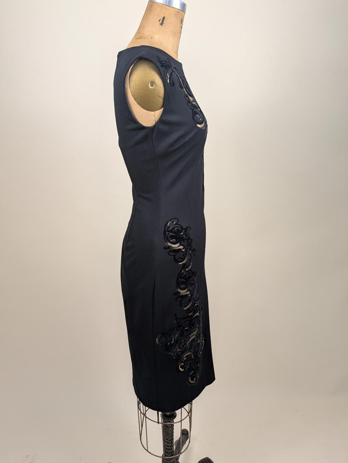 Other 2000's / Y2K cache luxe black and gold dress Size XS / US 0-2 / IT 36-38 - 4 Thumbnail