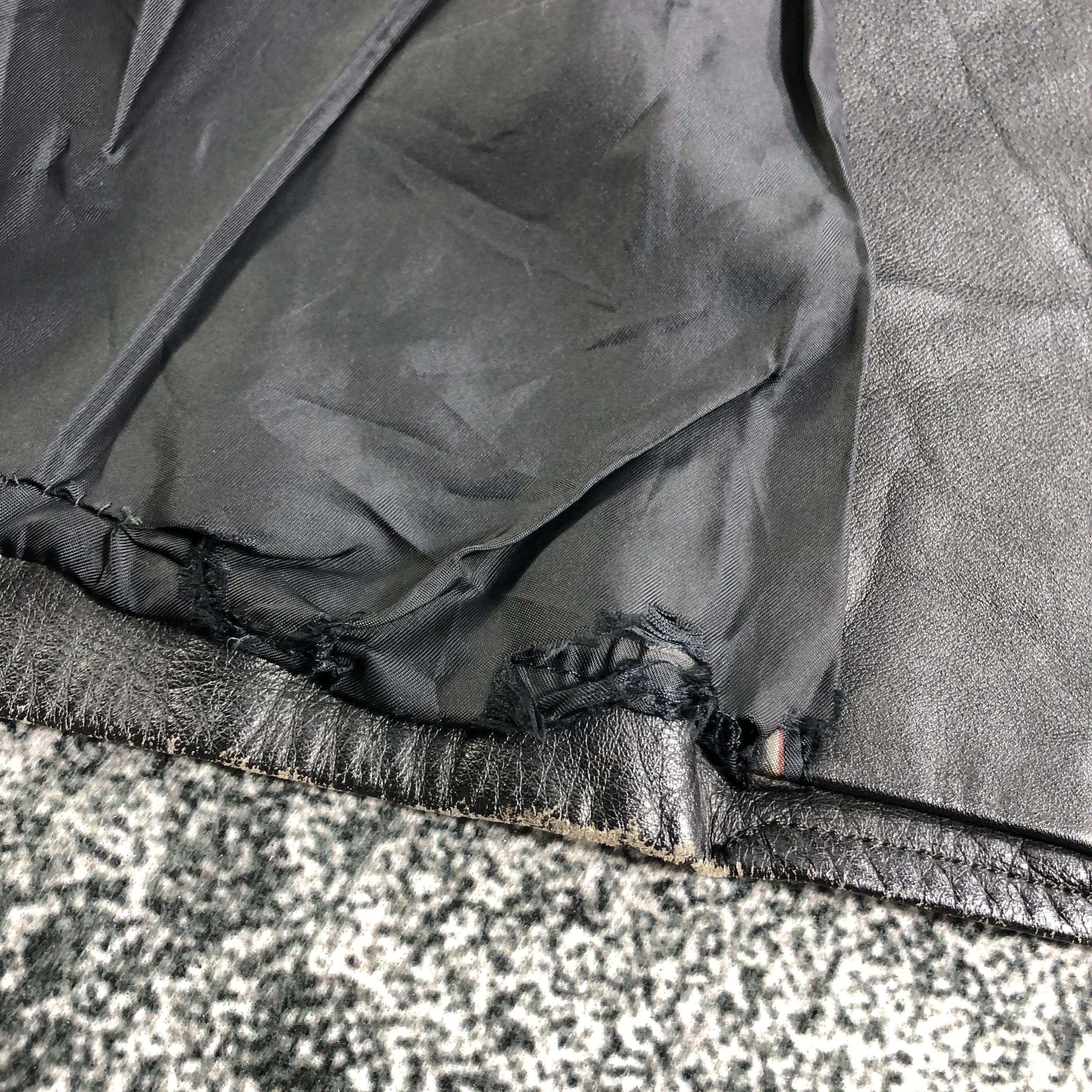 Vintage Vintage Black Leather Jacket Coat Size US S / EU 44-46 / 1 - 6 Thumbnail