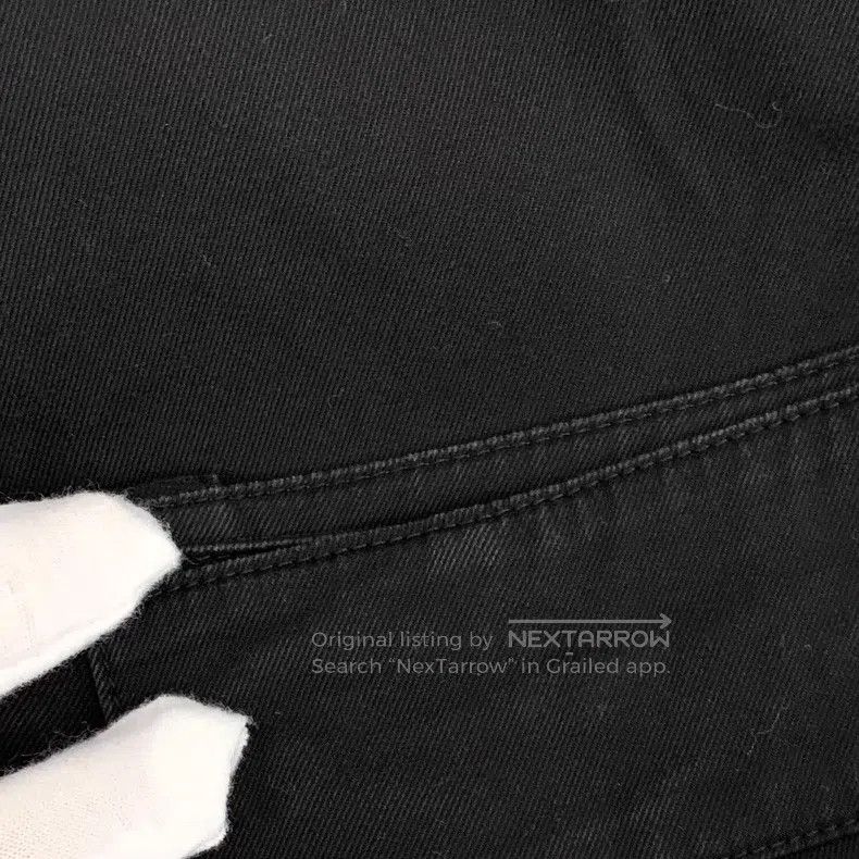 Dior Dior Black logo logo cotton casual workwear denim trousers Size US 32 / EU 48 - 9 Thumbnail