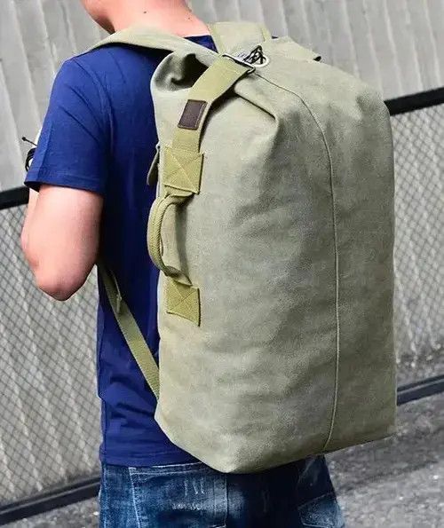 Japanese Brand Canvas Travel Backpack Size ONE SIZE - 1 Thumbnail