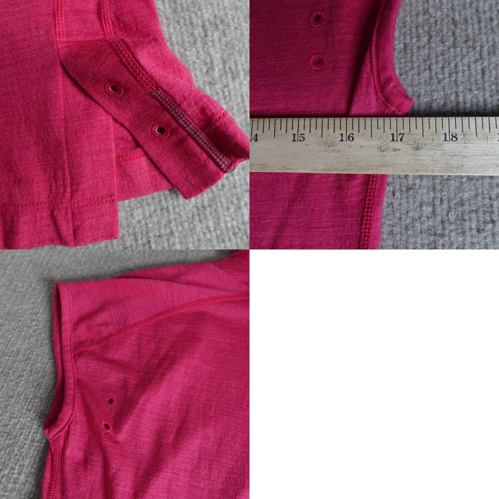Smartwool SmartWool Womens Dress Hoodie Sweater Dress M Pink Casual Knee Length Ladies Thin Knit Solid Pattern - Mens? Size M / US 6-8 / IT 42-44 - 8 Thumbnail