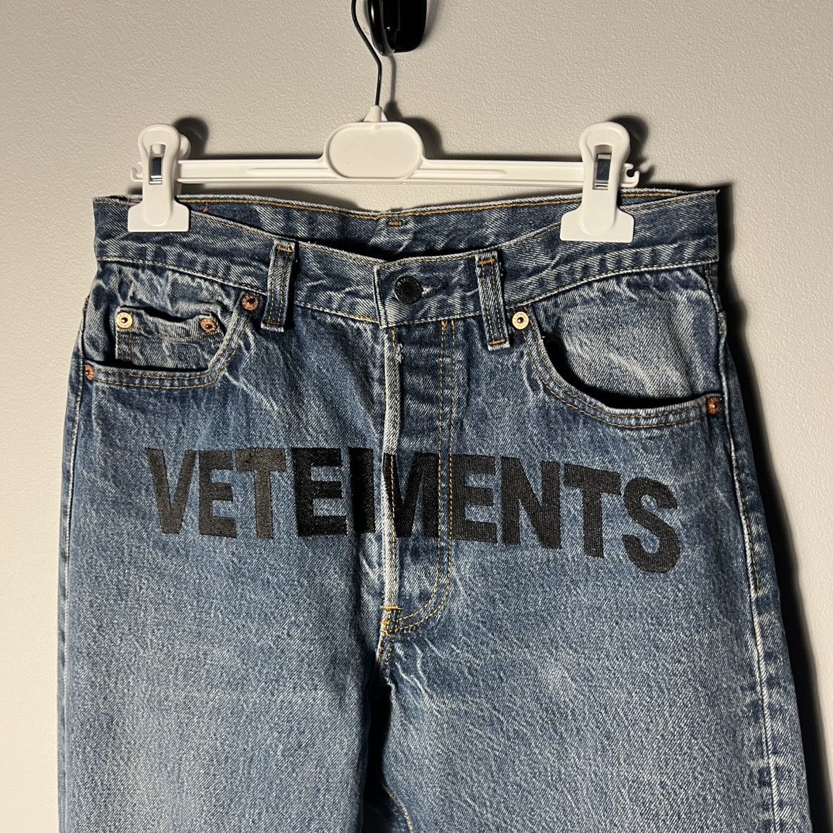 Levi's × Vetements Vetements x Levis Jeans Size 31" - 3 Thumbnail