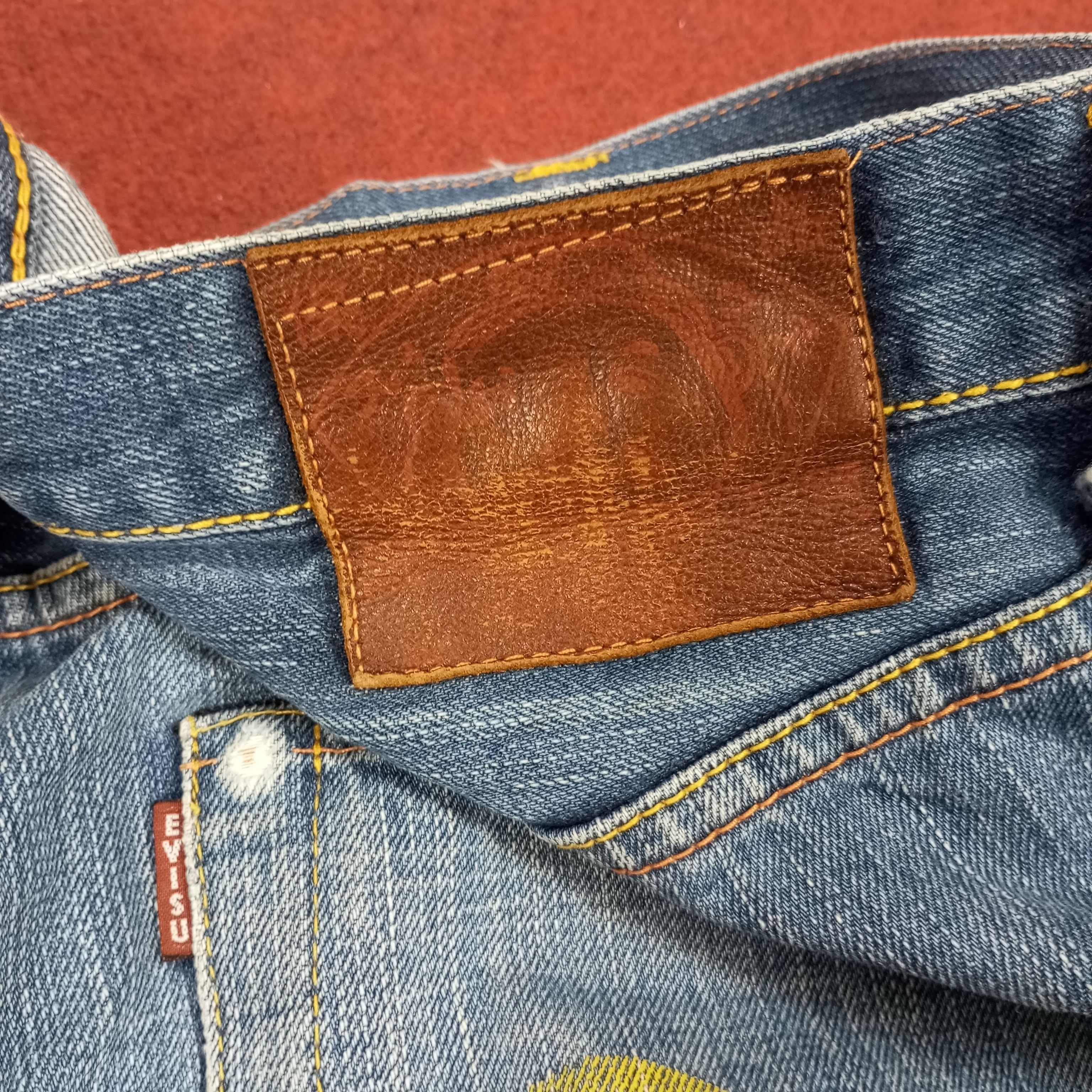 Evisu × Japanese Brand × Vintage Evisu Japanese Brand Fashion Style Custom Daicock Jeans Size US 36 / EU 52 - 15 Thumbnail