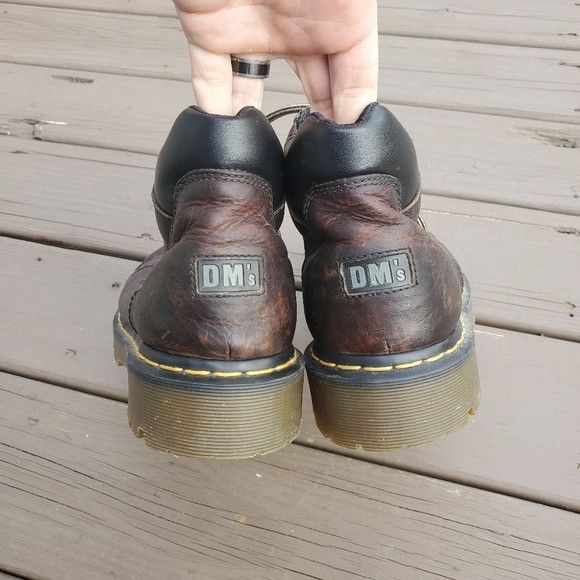 Dr. Martens Vintage Y2K Dr Martens 11303 Brown Leather Lace-up Boots Size US 11 / EU 44 - 5 Thumbnail