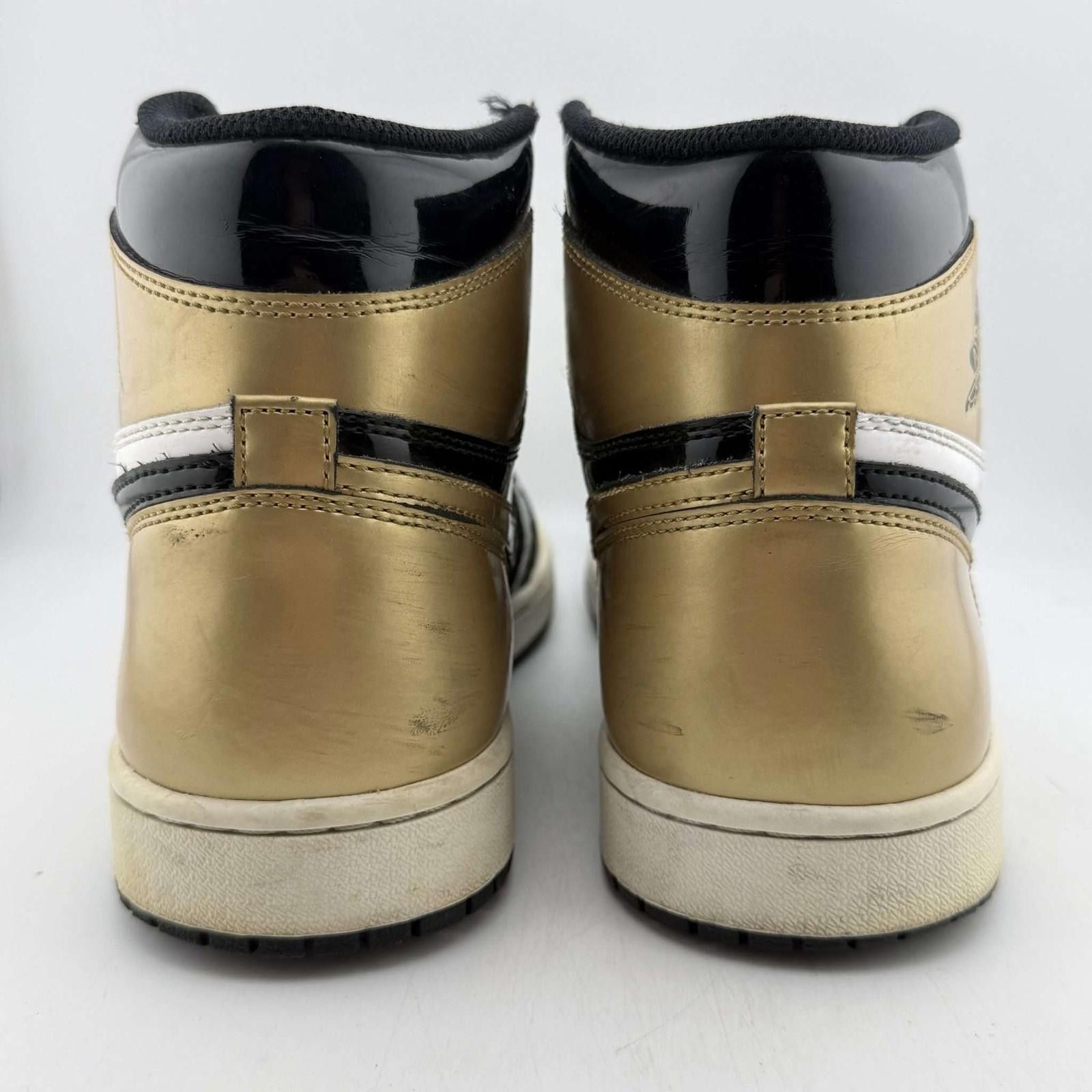 Jordan Brand Jordan 1 High Patent Gold Toe US 10.5 Used No Box 861428-007 Size US 10.5 / EU 43-44 - 5 Thumbnail