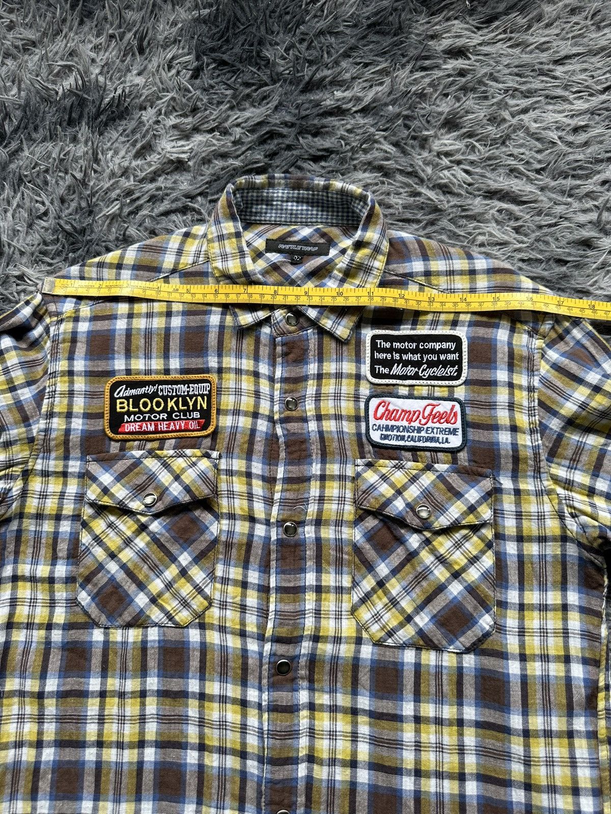 Hysteric Glamour 2010's Rattle trap checked snap button shirt Size US M / EU 48-50 / 2 - 8 Thumbnail