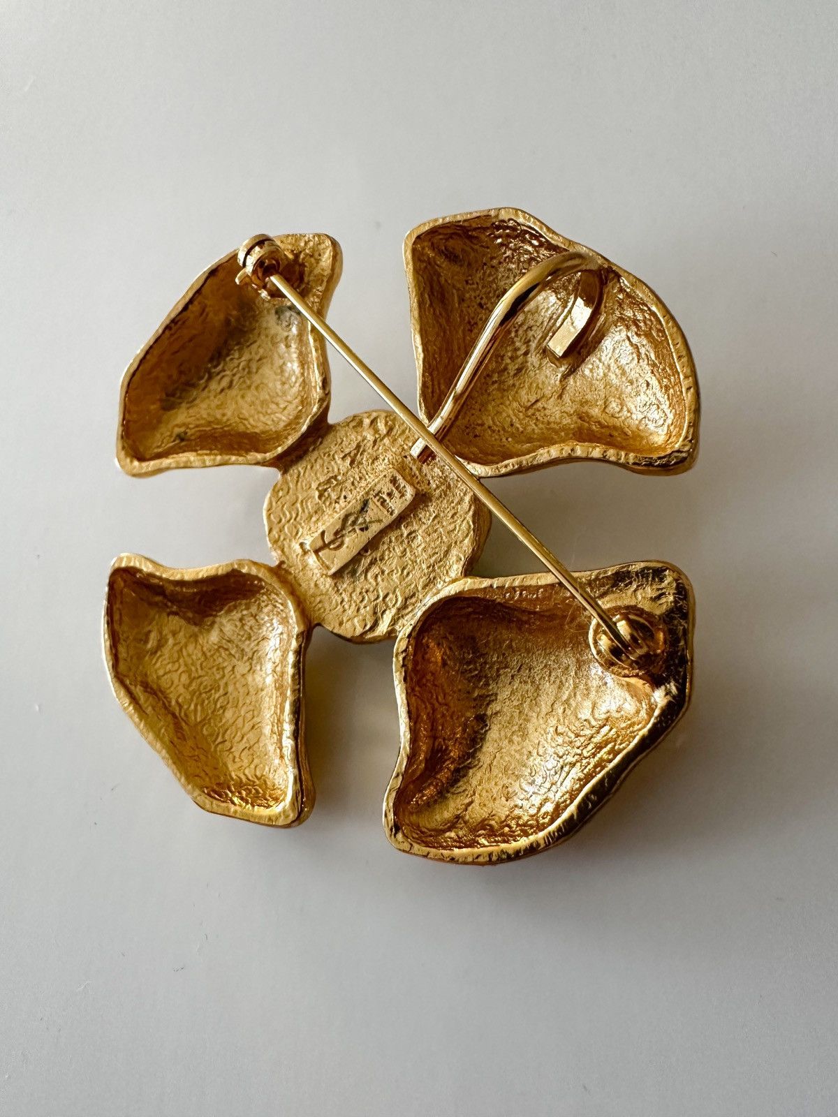 Yves Saint Laurent Rare Vintage Yves Saint Laurent Cross Brooch & Pendant Size ONE SIZE - 3 Thumbnail