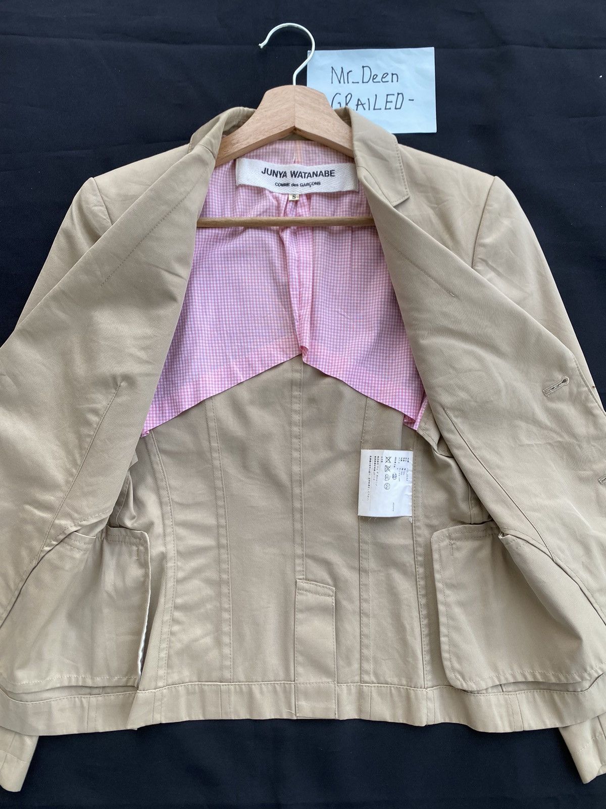 Comme des Garcons Rare Vintage Junya Watanabe x CDG Comme Des Garcons Blazer Size S / US 4 / IT 40 - 12 Thumbnail
