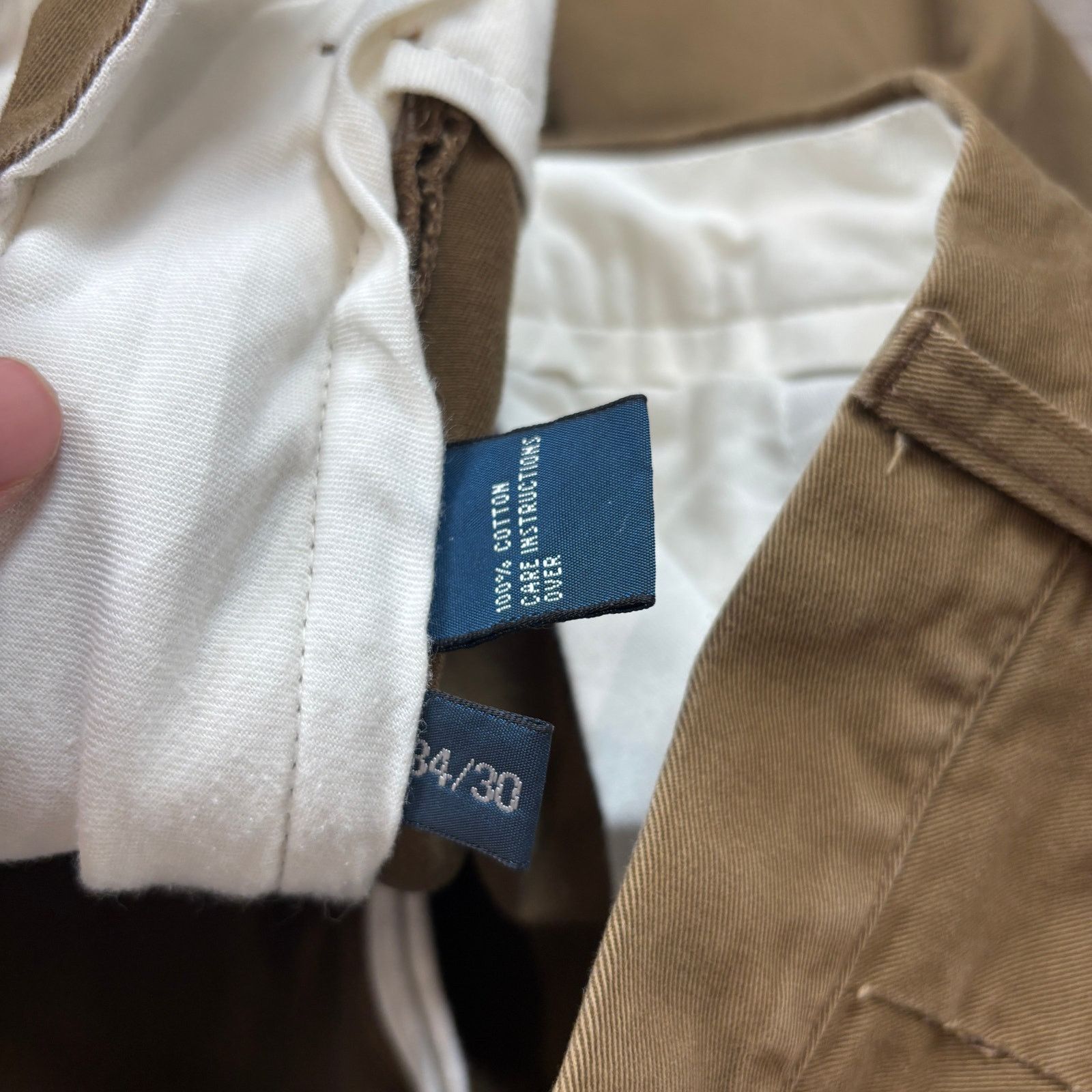 Polo Ralph Lauren × Vintage Vintage Polo Ralph Lauren Prospect Pant Chino Trousers 34x29 Size US 34 / EU 50 - 9 Thumbnail