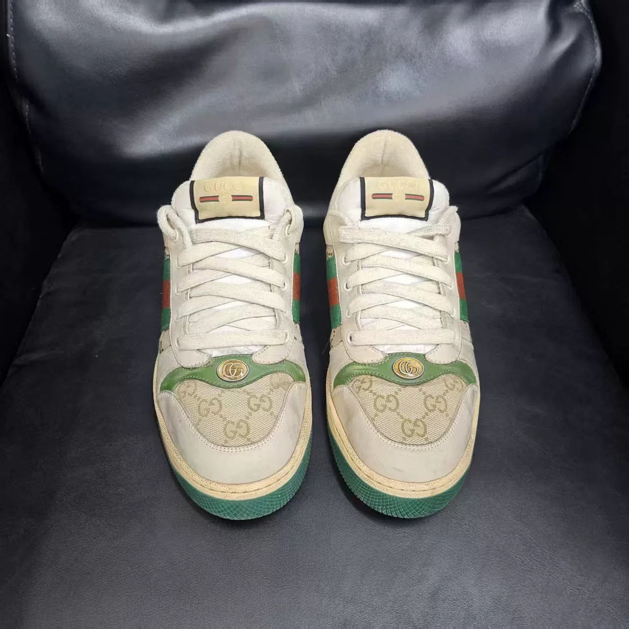 Gucci Gucci Enamel Dirty Shoes Size US 10 / EU 43 - 3 Thumbnail