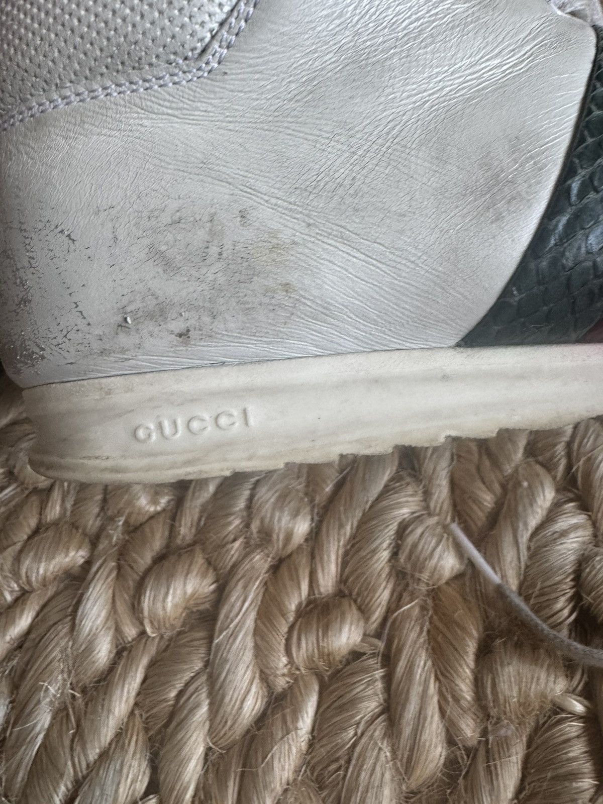 Gucci Vintage Gucci High-Top Sneakers Size US 7.5 / IT 37.5 - 1 Thumbnail