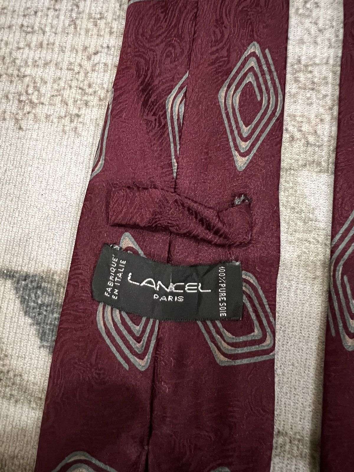Lancel Vintage Lancel Silk Tie Size ONE SIZE - 5 Thumbnail