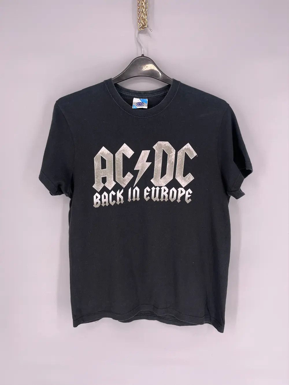 AC/DC × Vintage Vintage Y2K AC/DC ACDC Black In Evrope Tour Big Logo Size US M / EU 48-50 / 2 - 1 Thumbnail