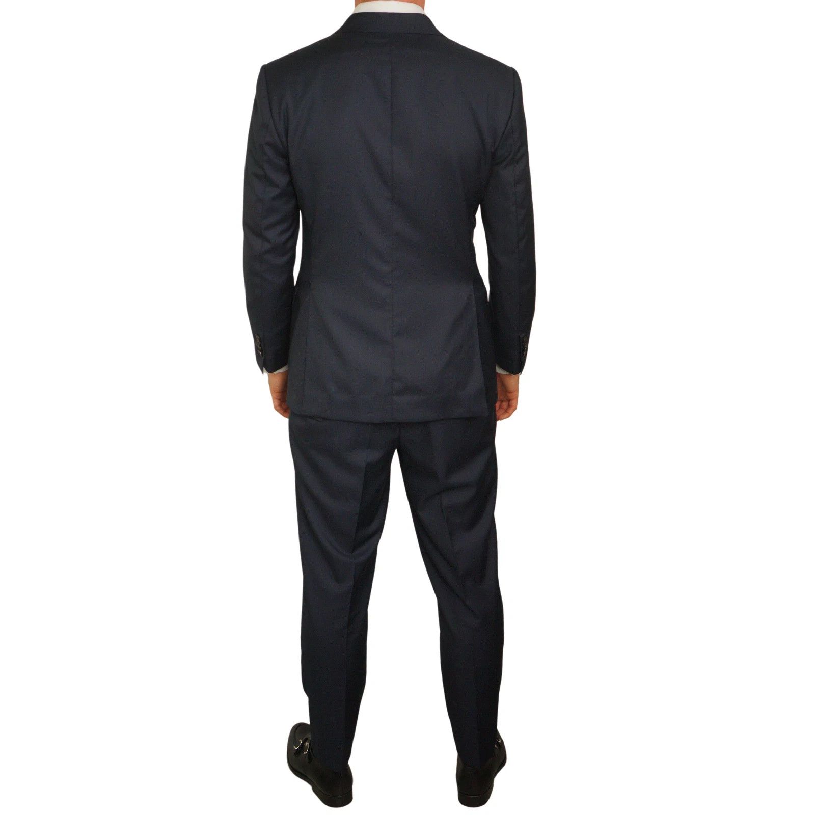 Suitsupply Men Suitsupply Suit Lazio Single Breasted Navy Blue US46S Size 46S - 3 Thumbnail