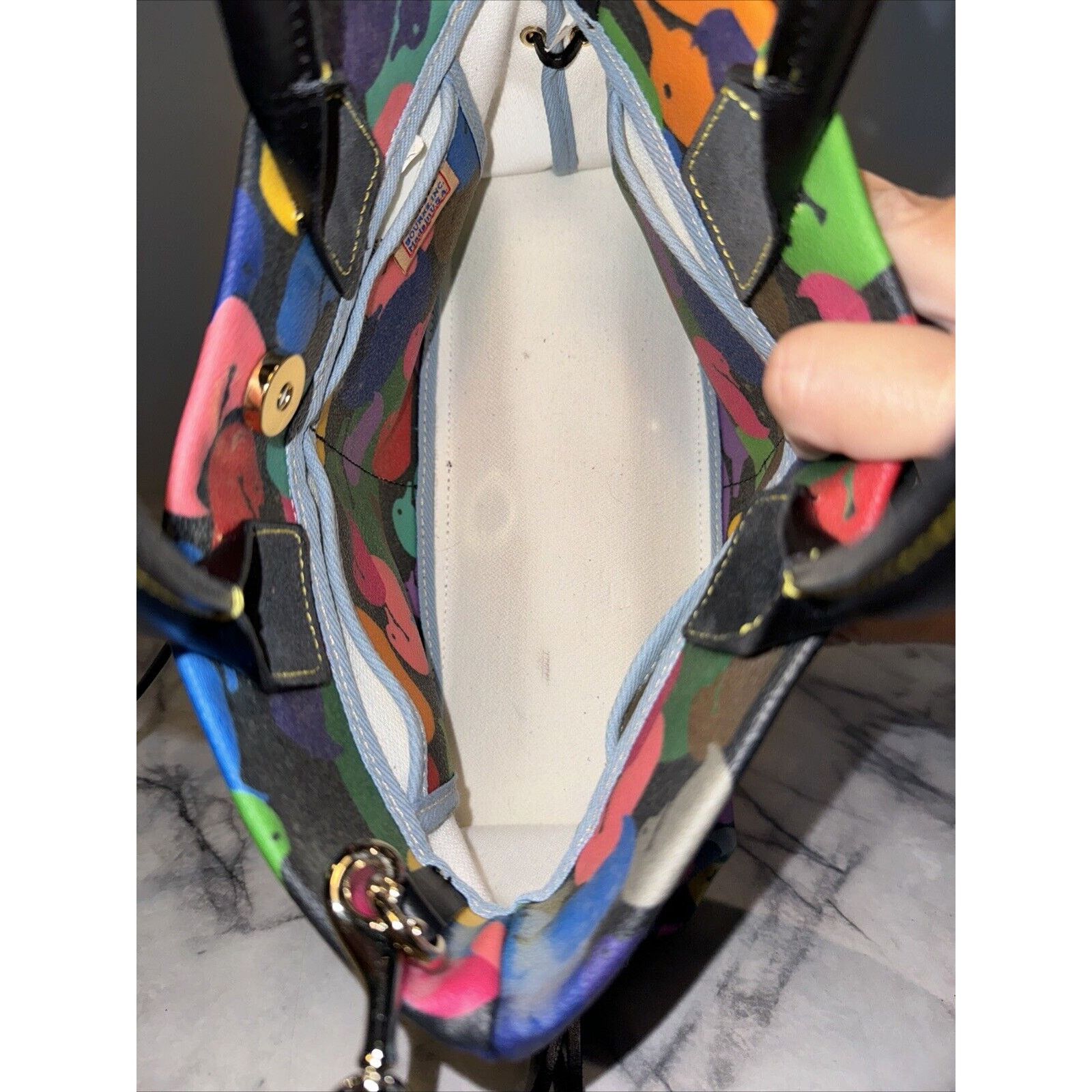 Dooney & Bourke NWOT Vintage Dooney & Bourke Ducks Handbag Satchel Crossbody Size ONE SIZE - 8 Thumbnail
