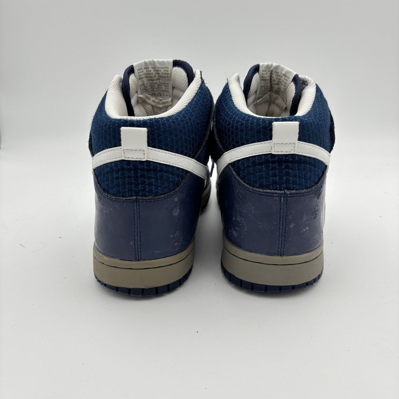 Nike Nike Dunk High Midnight Navy White Gray Sneakers Men's 10 Size US 10 / EU 43 - 4 Thumbnail