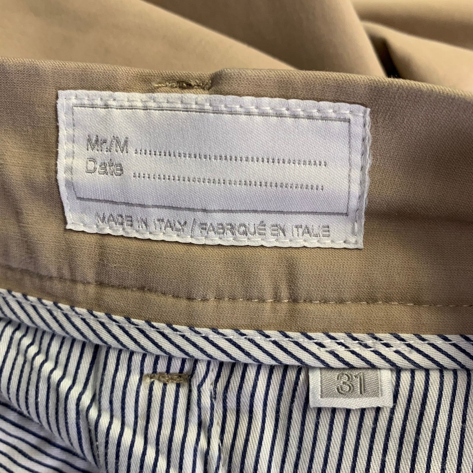 Eleventy ELEVENTY Size 31 Khaki Cotton Blend Straight Casual Pants Size US 31 - 5 Thumbnail