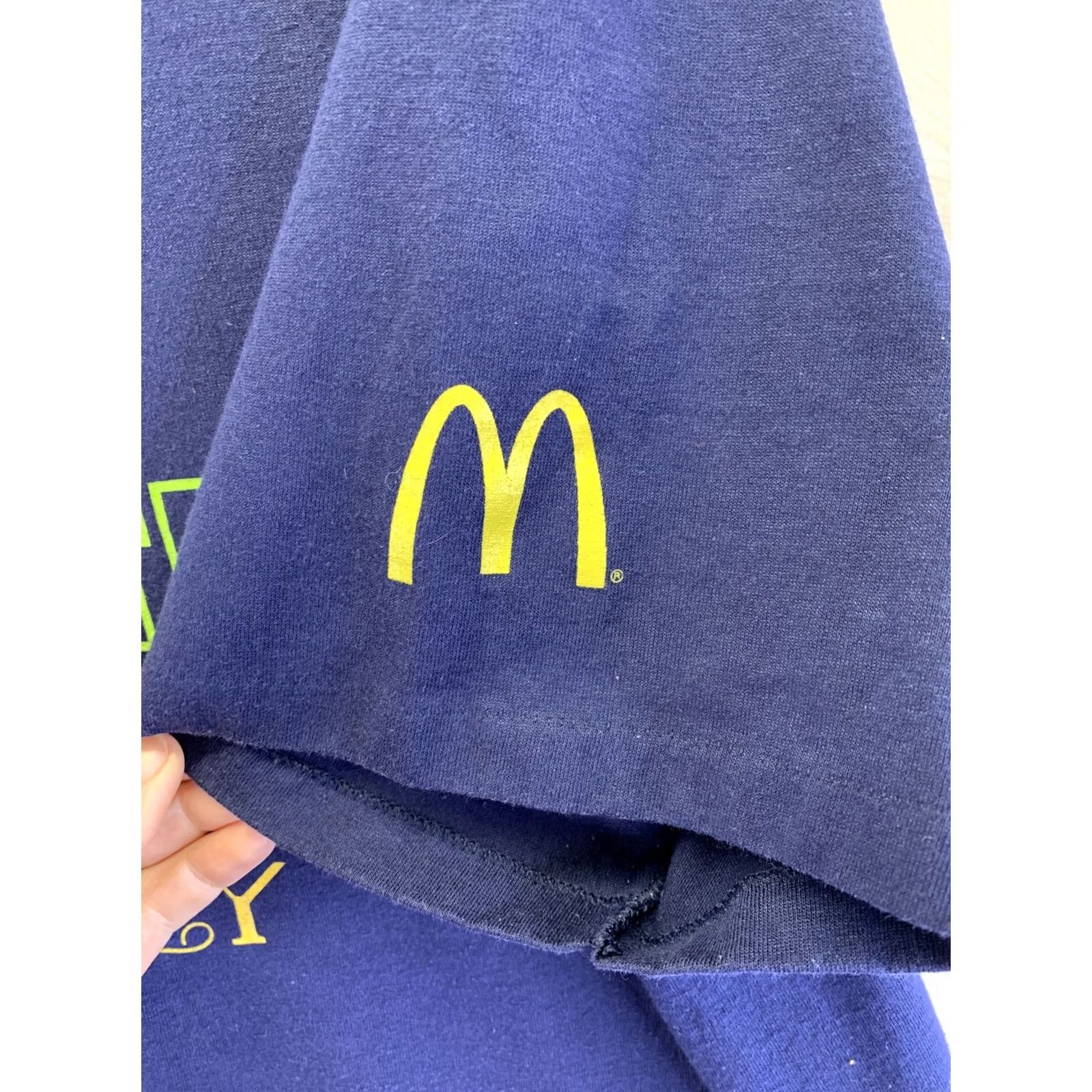 Vintage VINTAGE McDonald's Shirt Mens XL Graphic Tee 1990s Blue Single Stitch T Shirt Size US XL / EU 56 / 4 - 5 Thumbnail