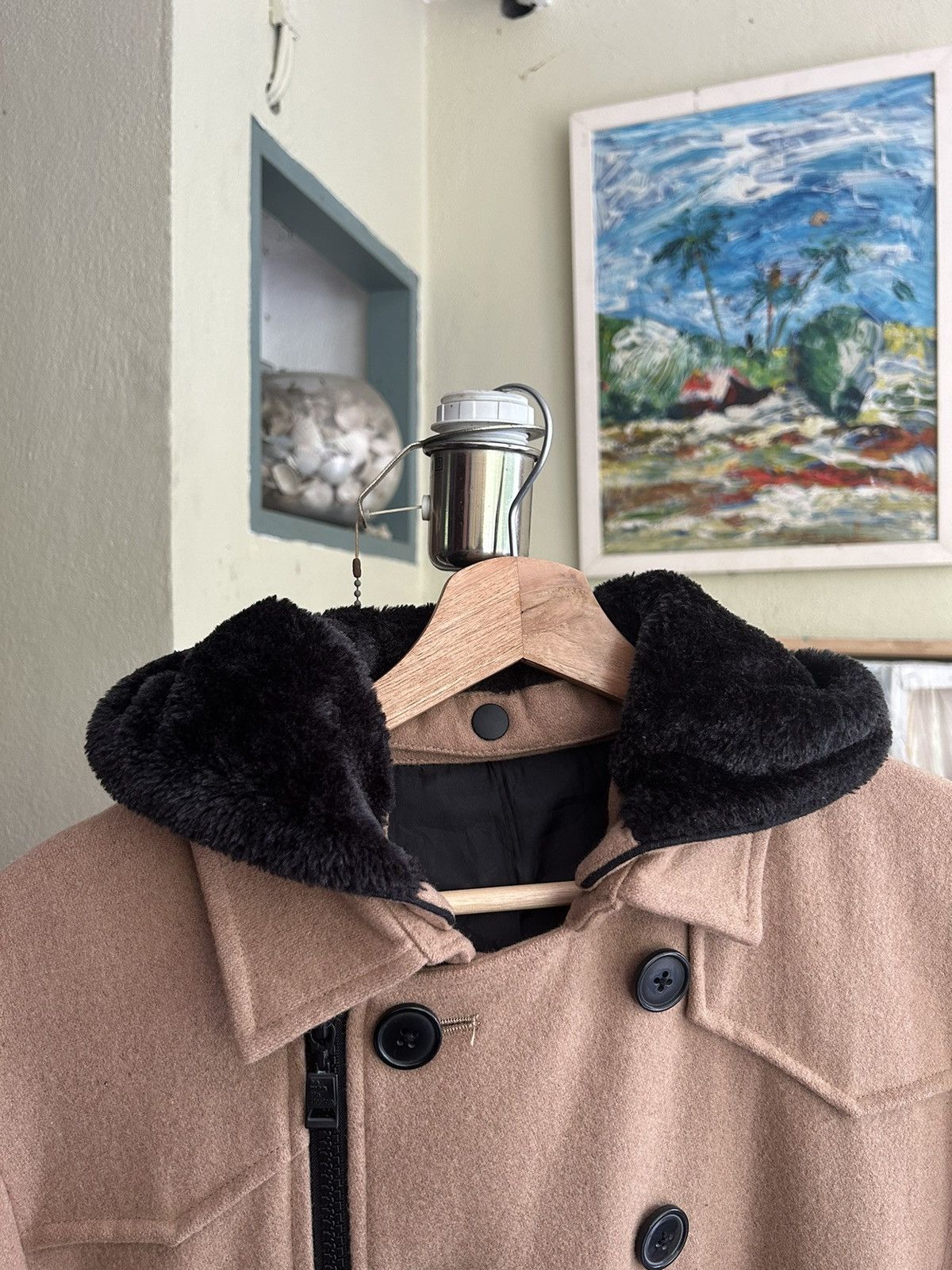 semanticdesign Semantic Design Japan Coat Button Jacket Size US L / EU 52-54 / 3 - 6 Thumbnail