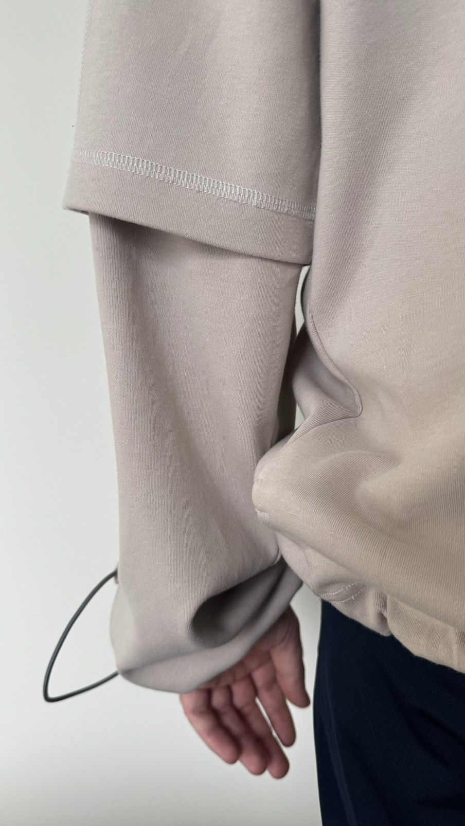 A-COLD-WALL* A-COLD-WALL Taupe Oversized Sweatshirt Size US M / EU 48-50 / 2 - 4 Thumbnail