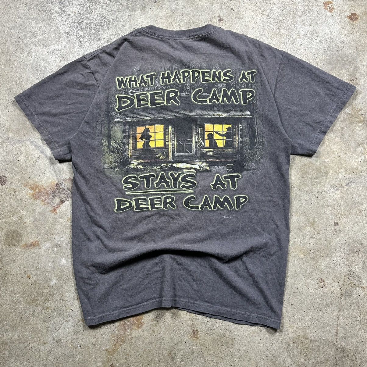 Gildan Vintage 2005 Buckwear Outdoors Funny Deer Camp Shirt Size M Size US M / EU 48-50 / 2 - 1 Thumbnail