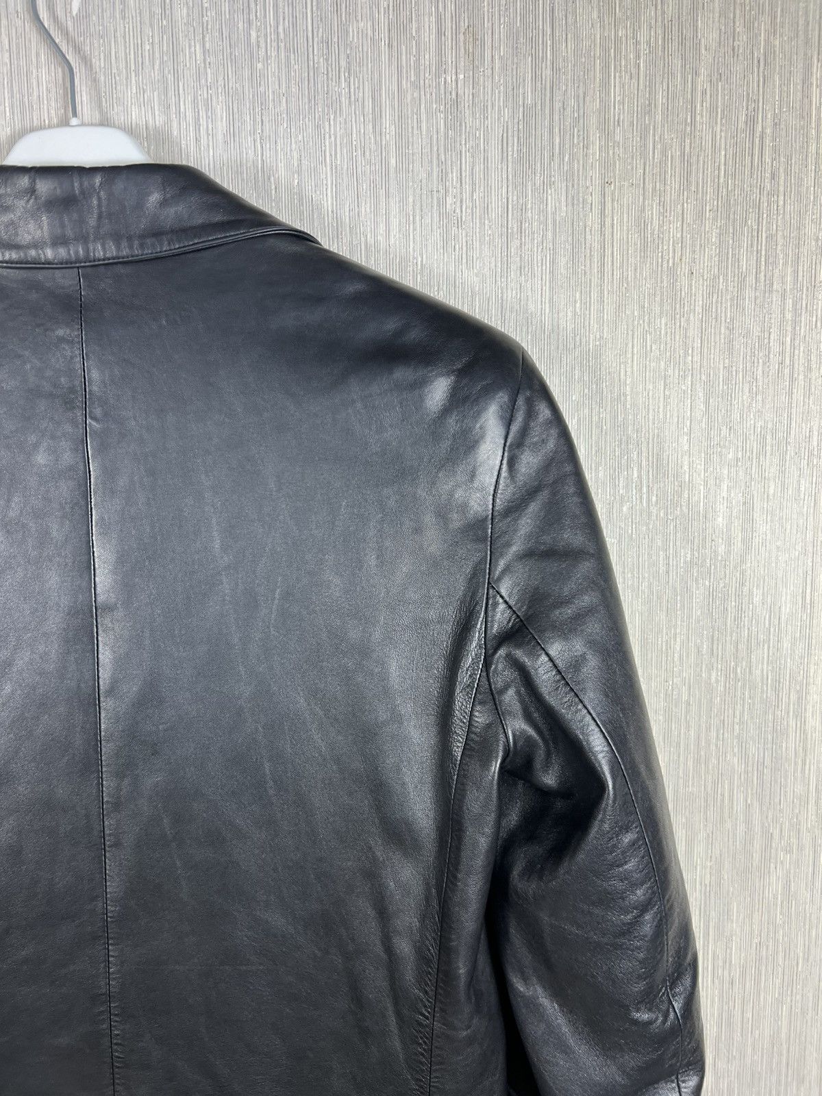 agnes b. Agnes b. genuine lamb leather avant garde blazer jacket Size US M / EU 48-50 / 2 - 14 Thumbnail