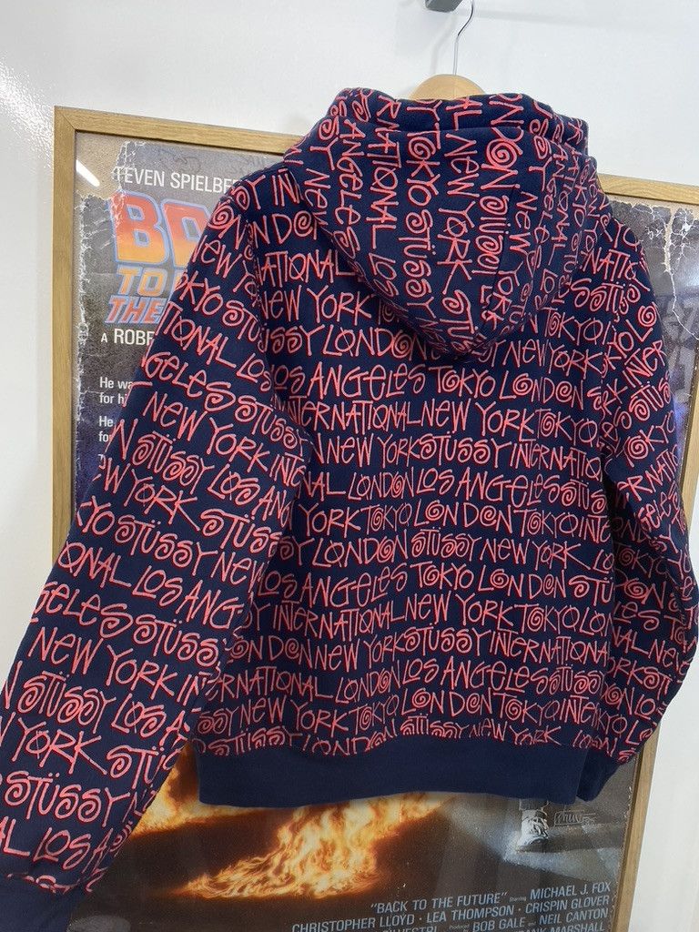 Stussy 10s Stussy International World Tour AOP Hoodie Size US S / EU 44-46 / 1 - 3 Thumbnail