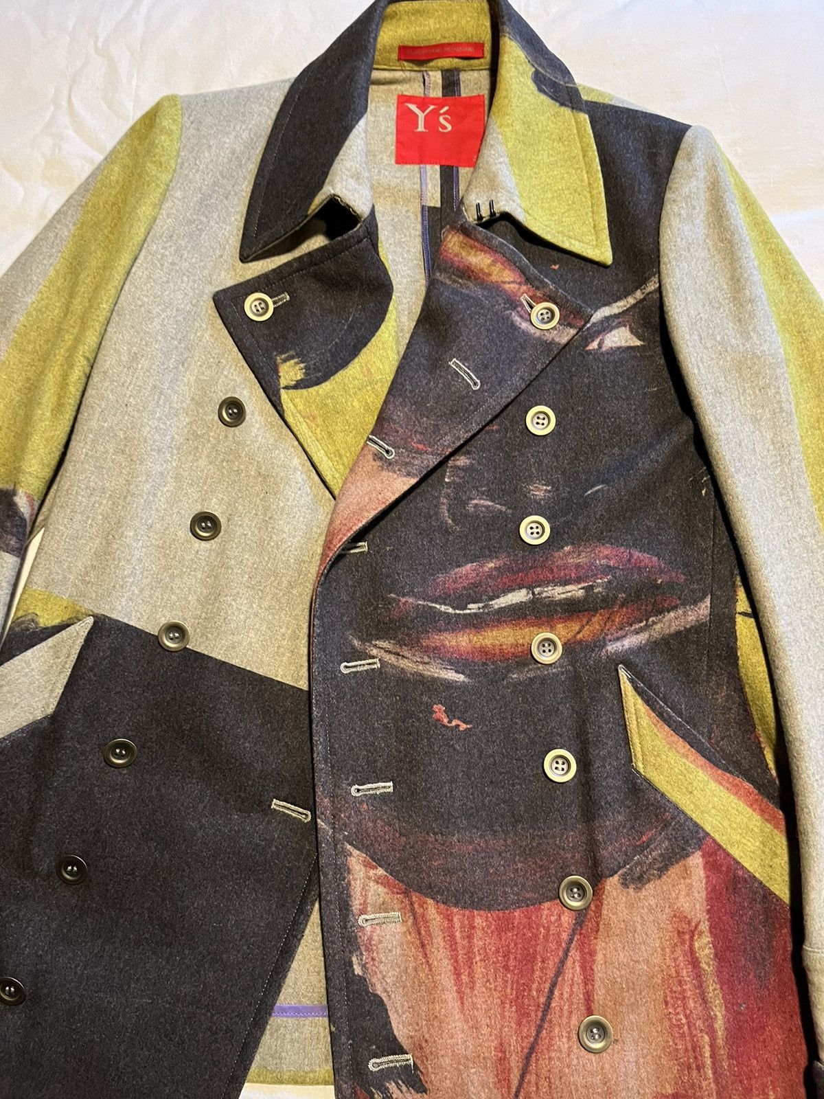 Y's × Y's for Men × Yohji Yamamoto Y’s Yohji Yamamoto double-breasted wool coat/jacket. Size US S / EU 44-46 / 1 - 3 Thumbnail