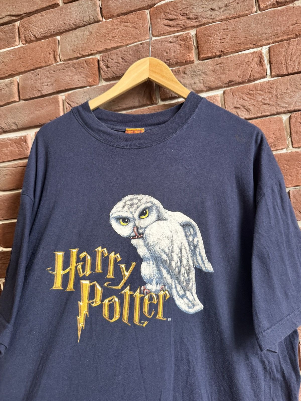 Hanes Vintage 2001 Harry Potter Hedwig Owl Movie Tee 00s Rare XL Size US XL / EU 56 / 4 - 3 Thumbnail