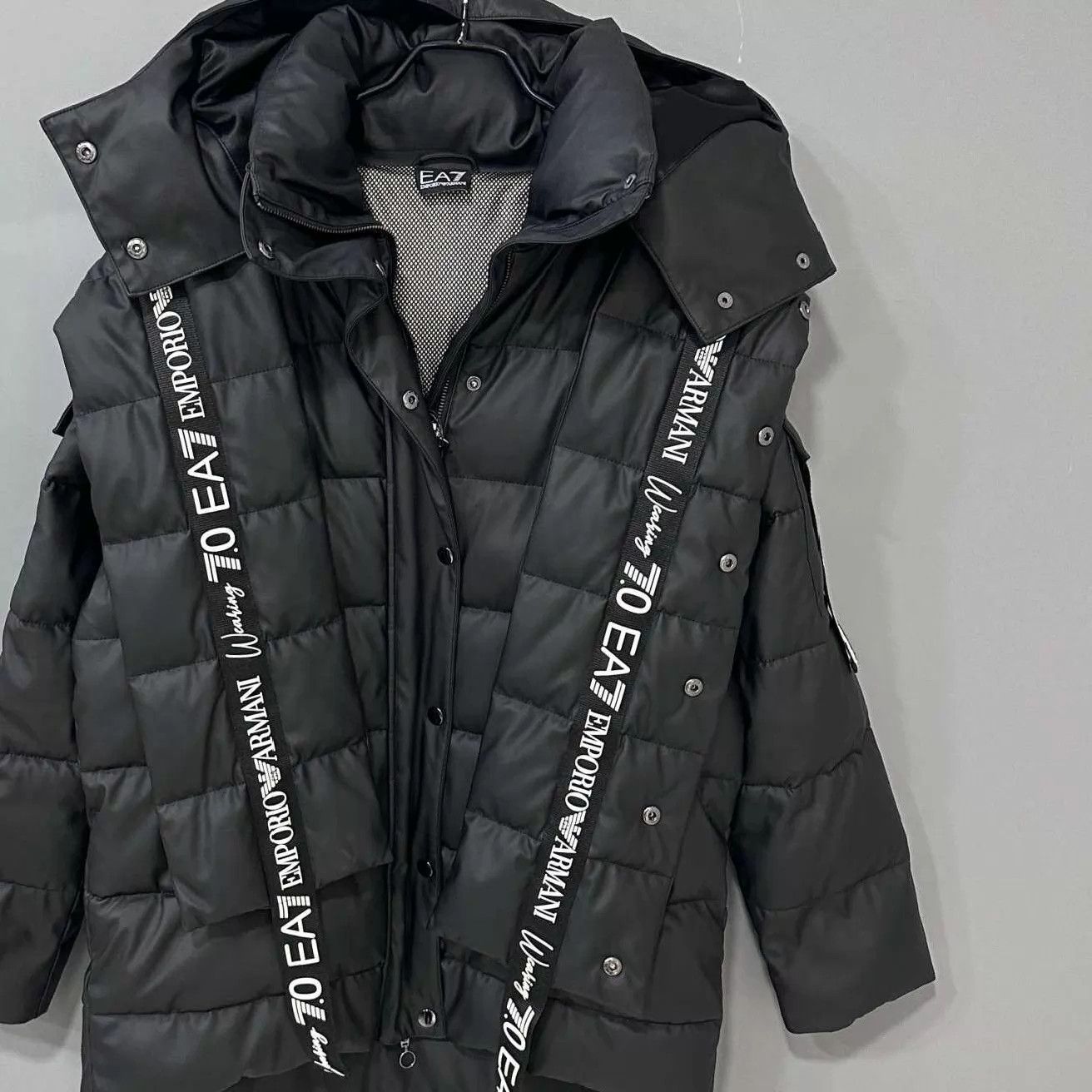 Armani ARMANI black down jacket size S Size S / US 4 / IT 40 - 1 Thumbnail